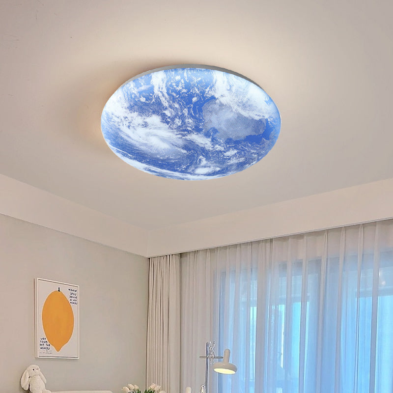 TerraGlow - Earth-inspired circular ceiling light