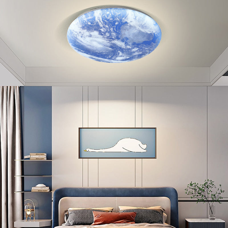 TerraGlow - Earth-inspired circular ceiling light