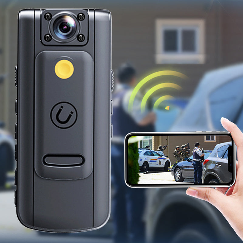 GuardVision - Dual-Lens Body Camera with Real-Time Phone Connectivity