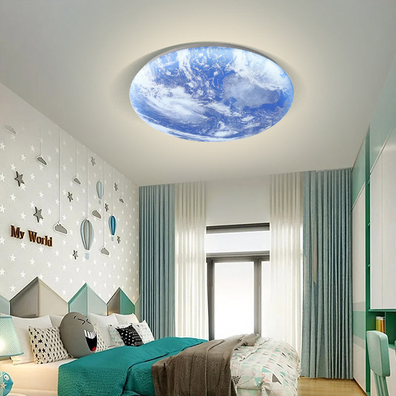 TerraGlow - Earth-inspired circular ceiling light