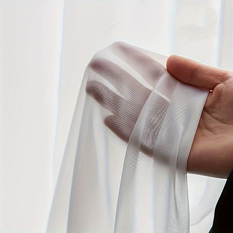 Lunara - Elegant Sheer White Curtains for Serene Interiors