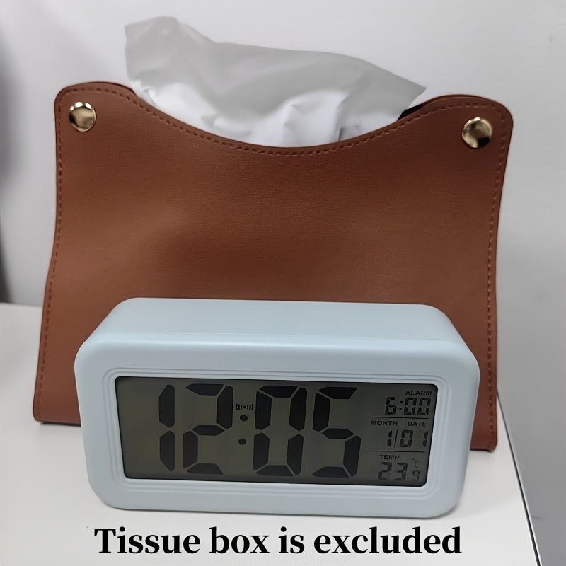 GlowStack - Minimalist Stackable LED Digital Alarm Clock