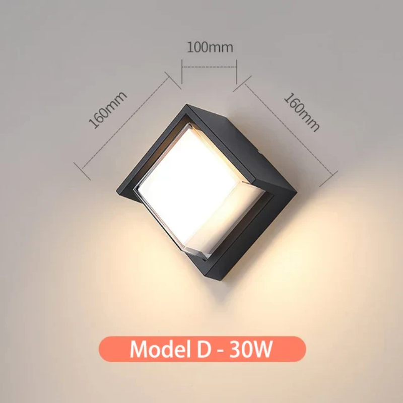 LumoGuard - Modern Outdoor Wall Lights