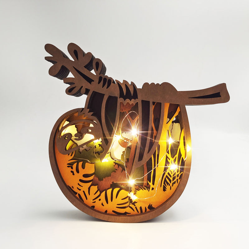 Everly 3D Handcrafted Wooden Animal Sculpture – Unique Art Decor & Gift