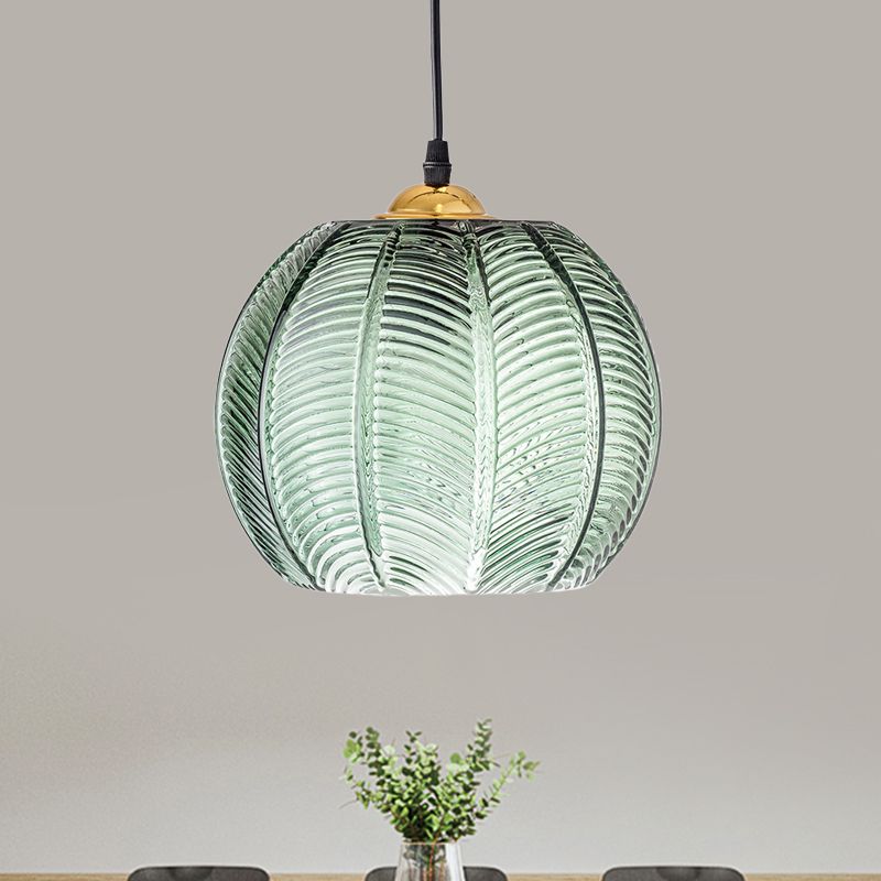 ElegantLeaf - Textured Pendant Light Glass Shade for Soft Ambient Glow