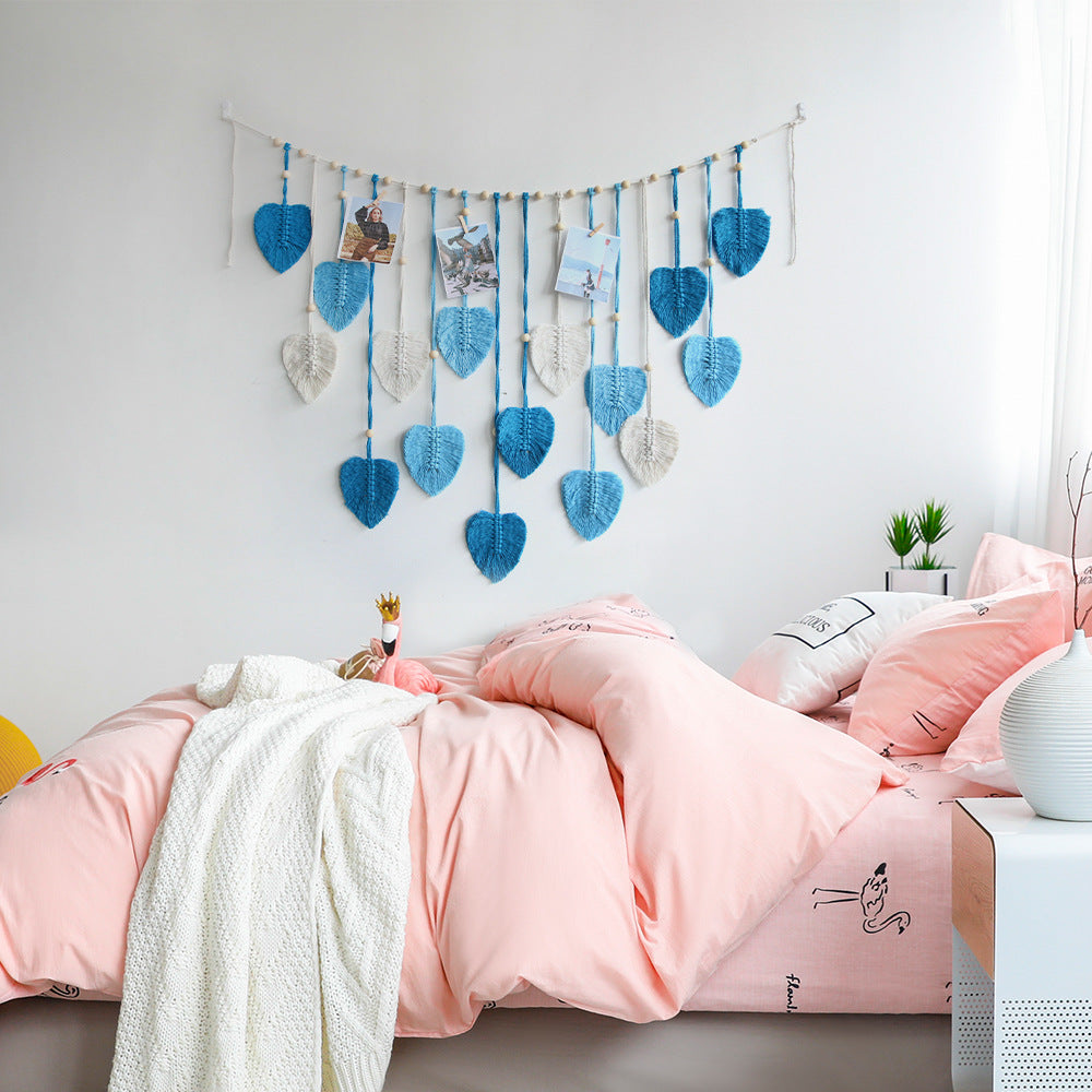 BohoBloom- Handwoven Leaf Garland Wall Hanging