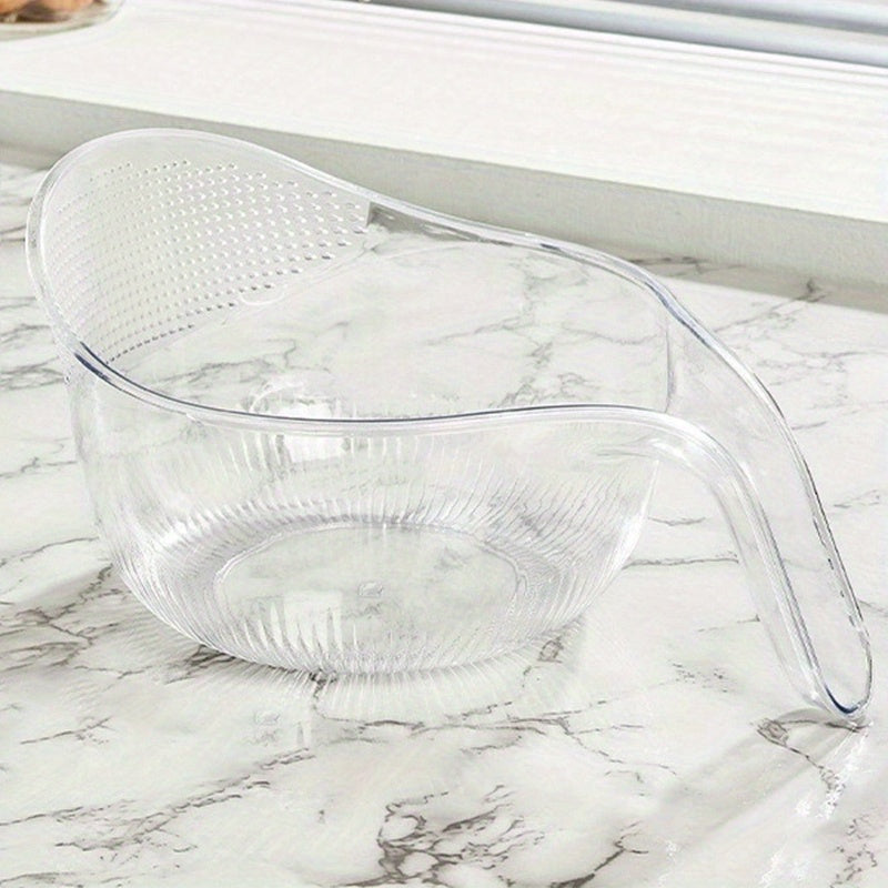 MultiDrain Rice Washing Bowl – Multifunctional Strainer & Drain Basket