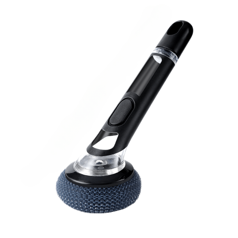 Soap Dispensing Kitchen Brush | Ergonomic Pan & Sink Scrubber