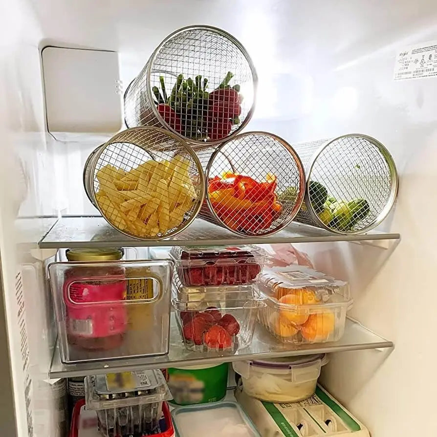 GrillMaster 360 Rotating BBQ Basket – Stainless Steel Grill Accessory