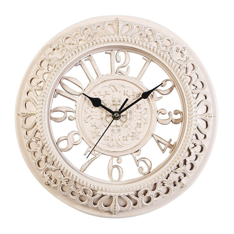 TimelessElegance - Classic Charm Ornate Vintage-Style Wall Clock