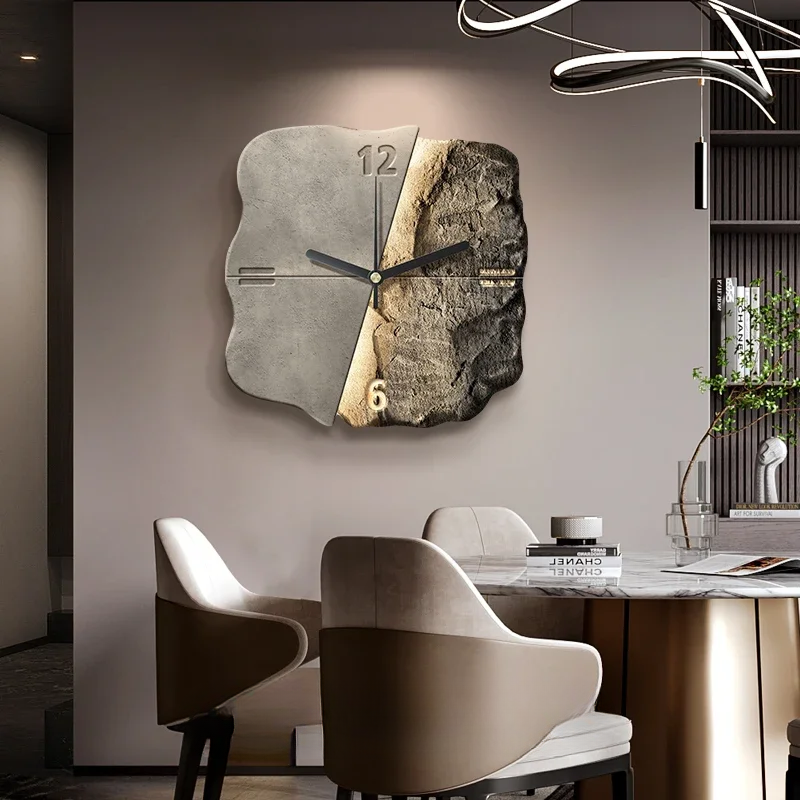 EternaSculptural - Modern Abstract Stone Wall Clock