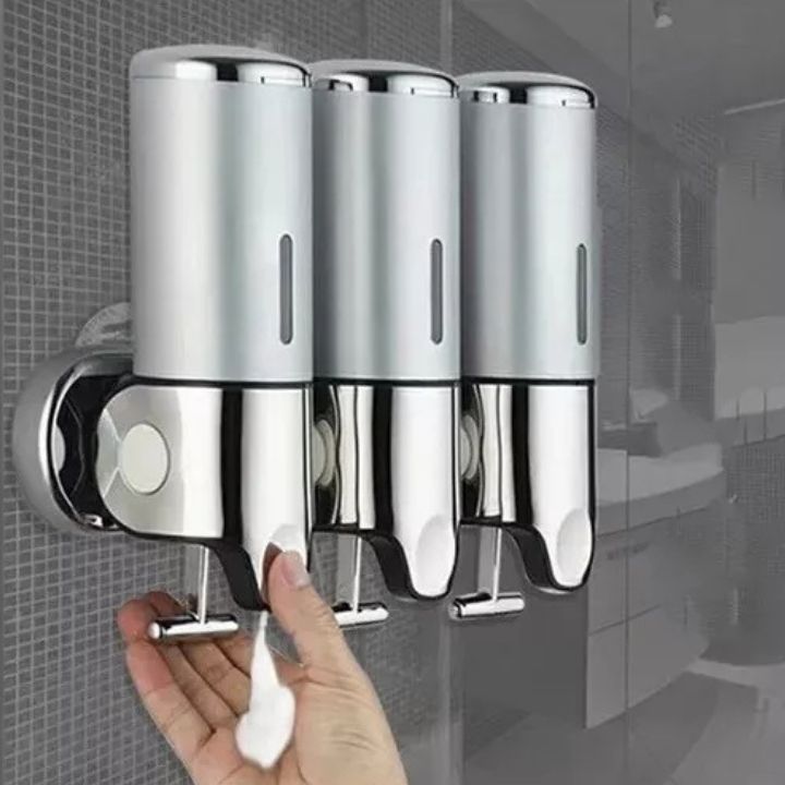 Luxora - Elegant Wall-Mounted Soap and Lotion Dispenser