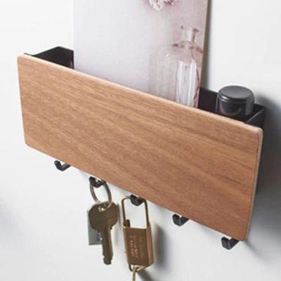 KeyNest – Wall-Mounted Wooden Key and Organizer