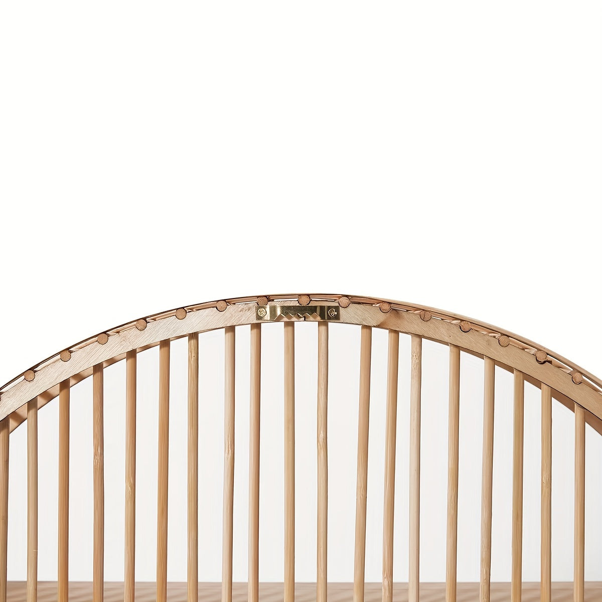 Bambloom - Round Bamboo Wall Shelf with 2-Tier Display