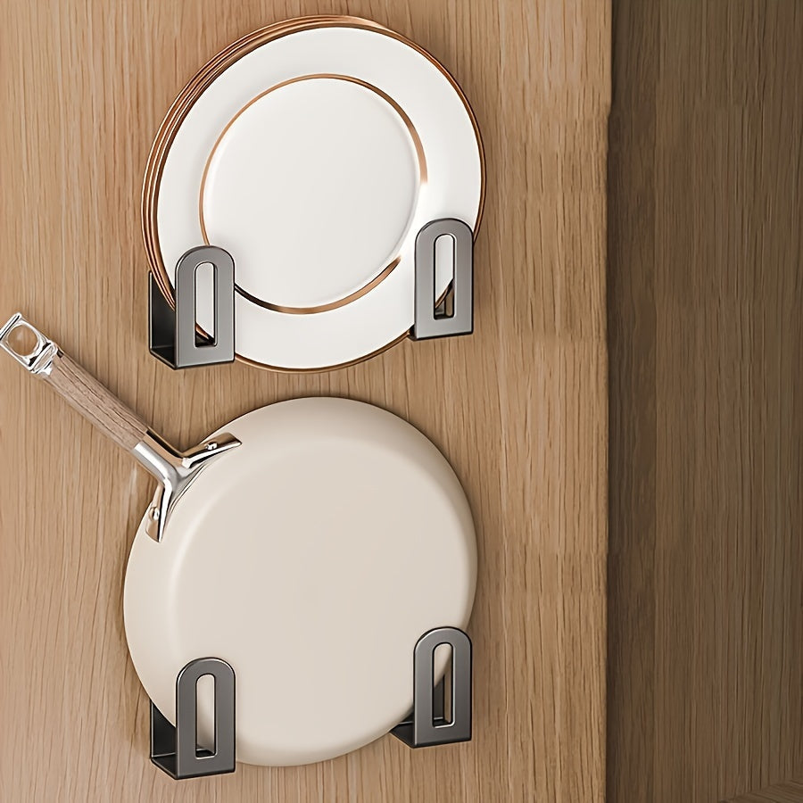 Hagen Stainless Steel Kitchen Hook Rack – Wall-Mounted & Multifunctional Storage