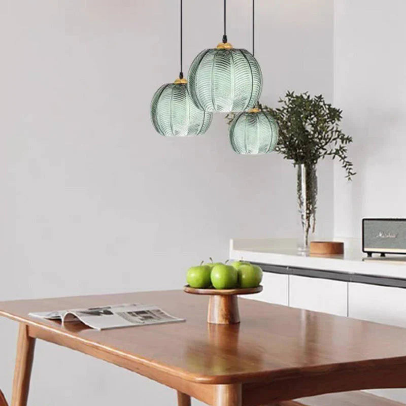 ElegantLeaf - Textured Pendant Light Glass Shade for Soft Ambient Glow