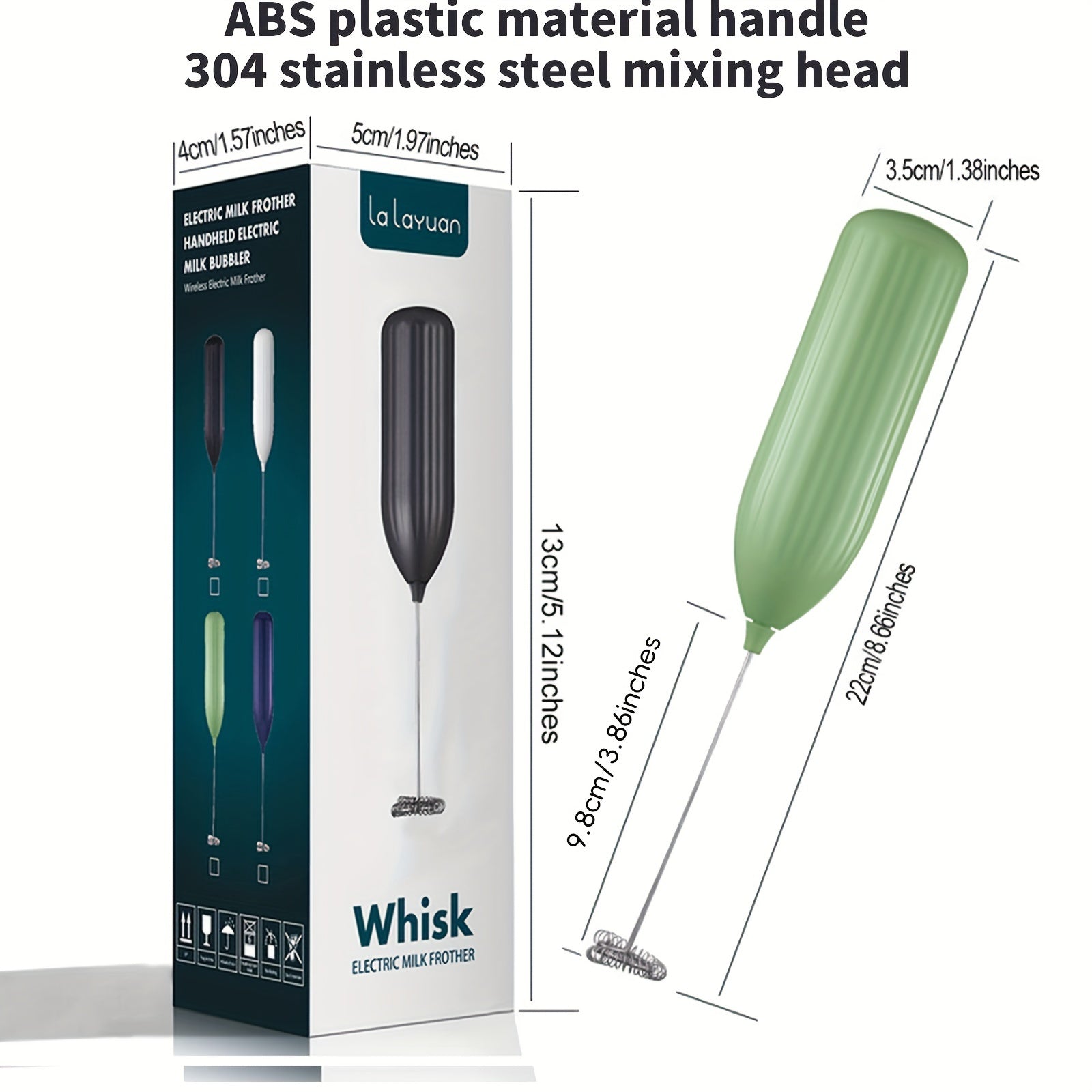 DrinkMixer - Battery–Operated Handheld Milk Frother