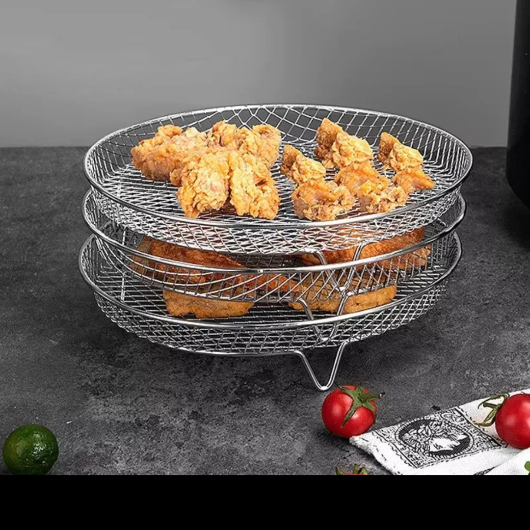 AirCrisp Stackable Baskets – Space-Saving Air Fryer Accessories