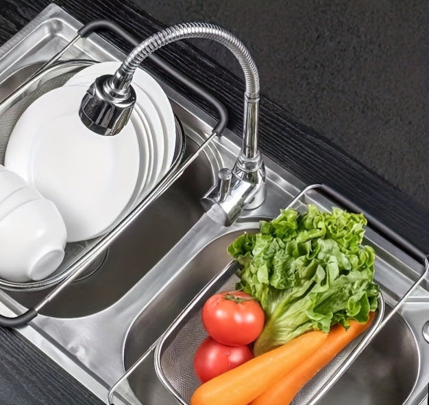 FlexDrain - Collapsible Stainless Steel Sink Strainer