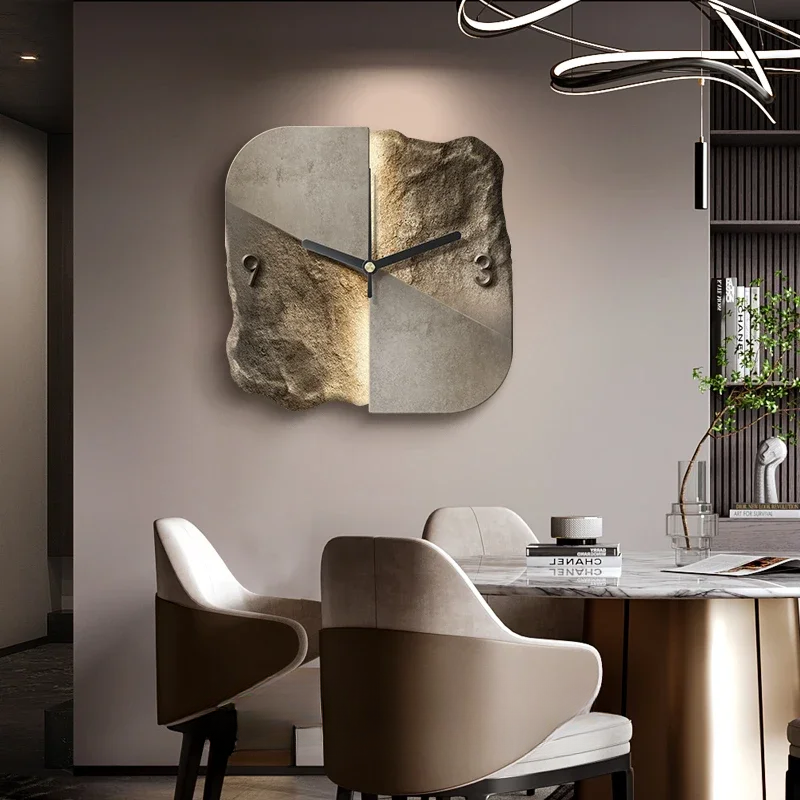 EternaSculptural - Modern Abstract Stone Wall Clock