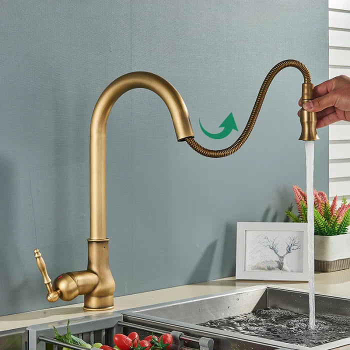 ModernFunction - Sophisticated High-Arc Kitchen Faucet