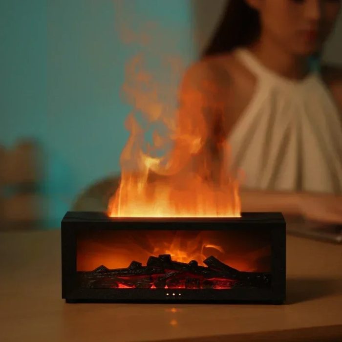 FlameFusion Color-Changing Fireplace Aroma Diffuser