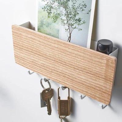 KeyNest – Wall-Mounted Wooden Key and Organizer