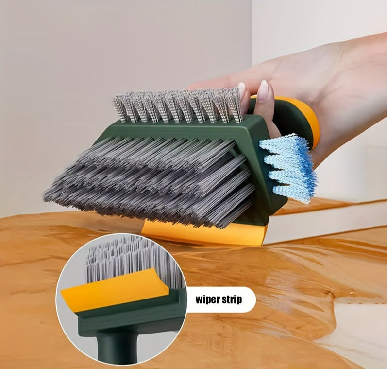 DuoScrub 2-in-1 Floor & Crevice Brush – Deep Clean Tiles & Grout with Ease
