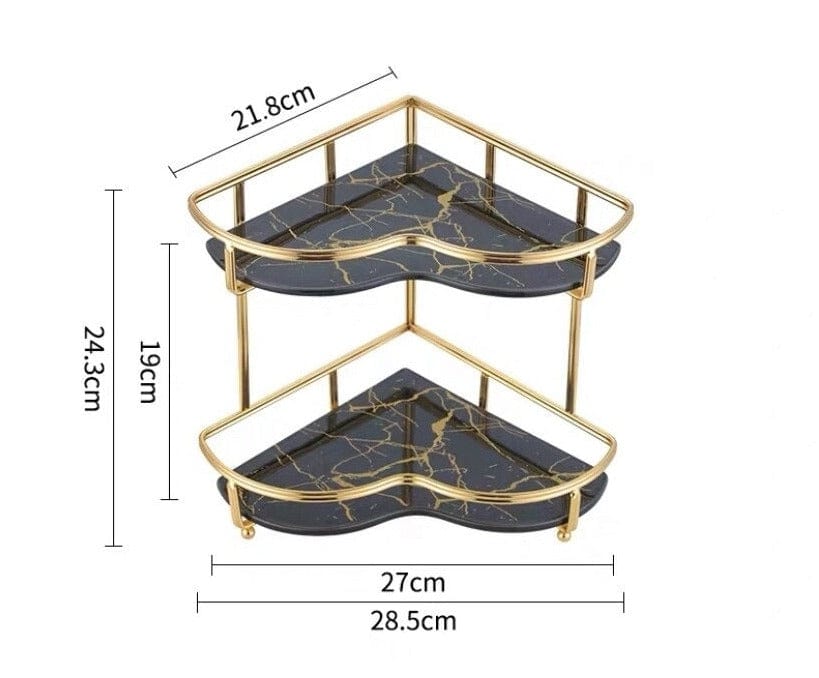 CornerElegance Space-Saving Corner Shelf Organizer