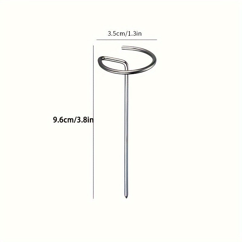 GrillMaster 10-Piece Stainless Steel Skewers – Perfect for Air Fryer & Oven