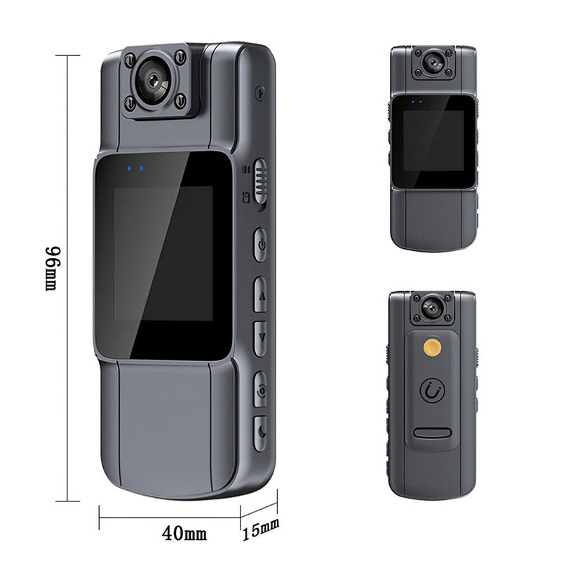 GuardVision - Dual-Lens Body Camera with Real-Time Phone Connectivity