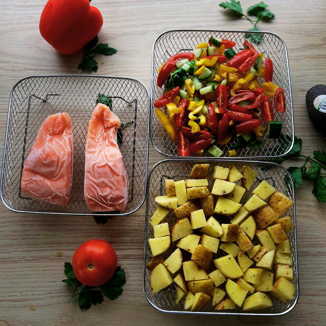 AirCrisp Stackable Baskets – Space-Saving Air Fryer Accessories