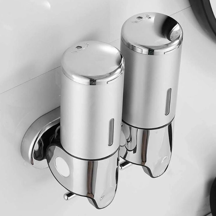 Luxora - Elegant Wall-Mounted Soap and Lotion Dispenser