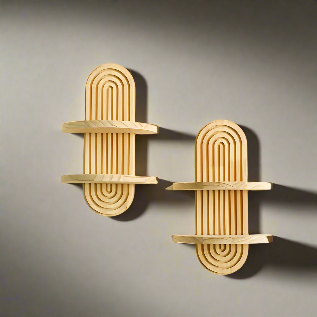ArchaWood - Arched Decorative Wall Shelves