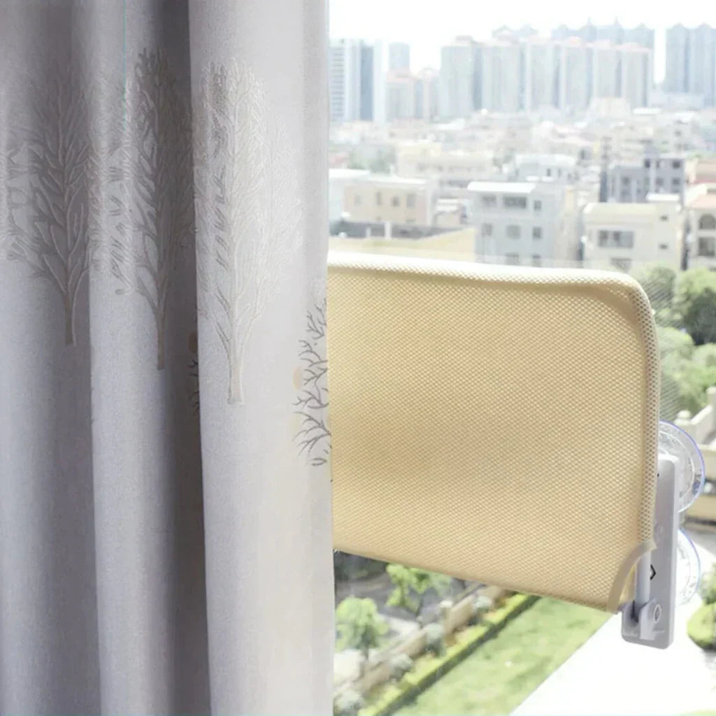 Foldable Window Hammock for Cats with Removable Cover and Strong Support