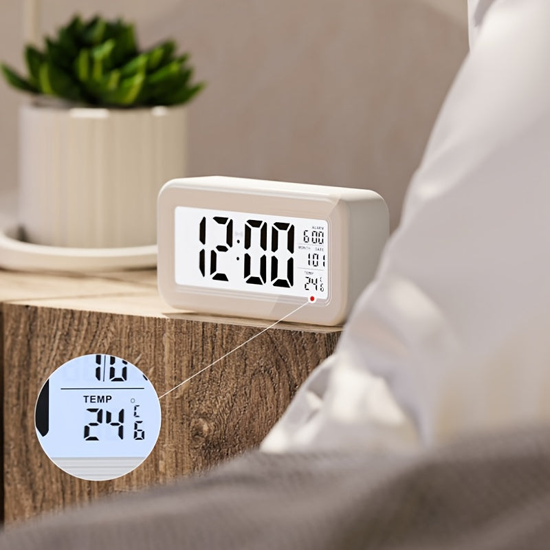 GlowStack - Minimalist Stackable LED Digital Alarm Clock