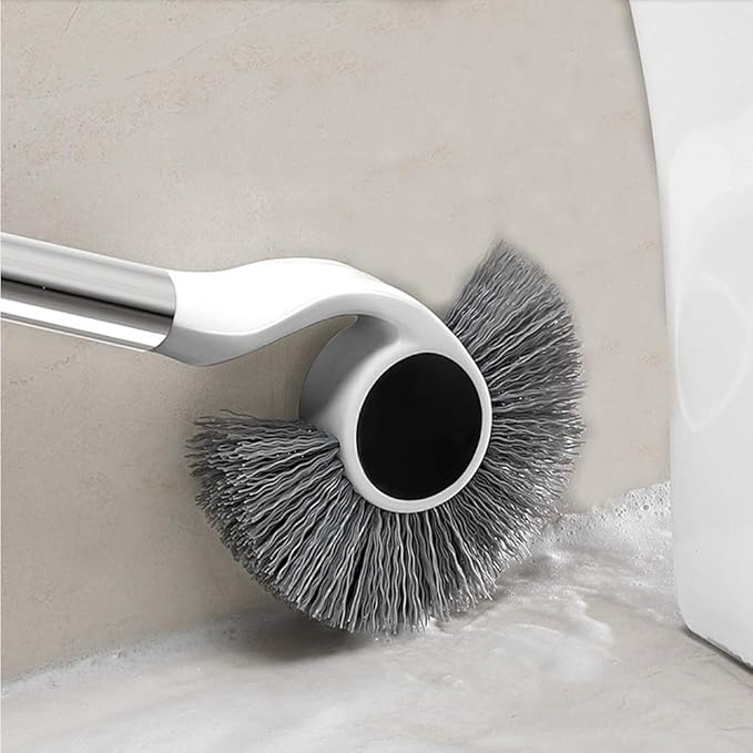 CurveClean - Hygienic Toilet Bowl Brush with Holder