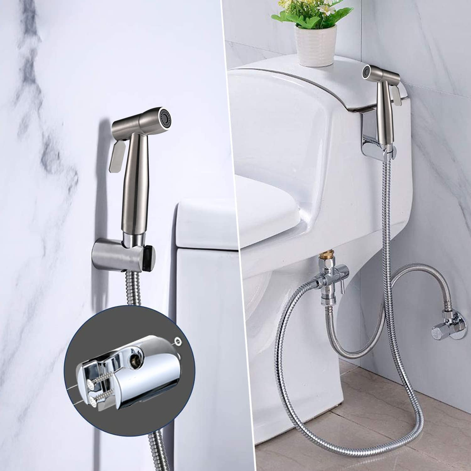PureFlow Manual Bidet Faucet – Adjustable Deep Cleaning & Hygiene Solution