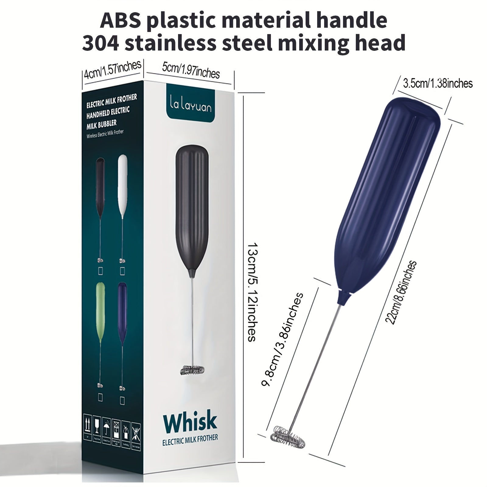 DrinkMixer - Battery–Operated Handheld Milk Frother