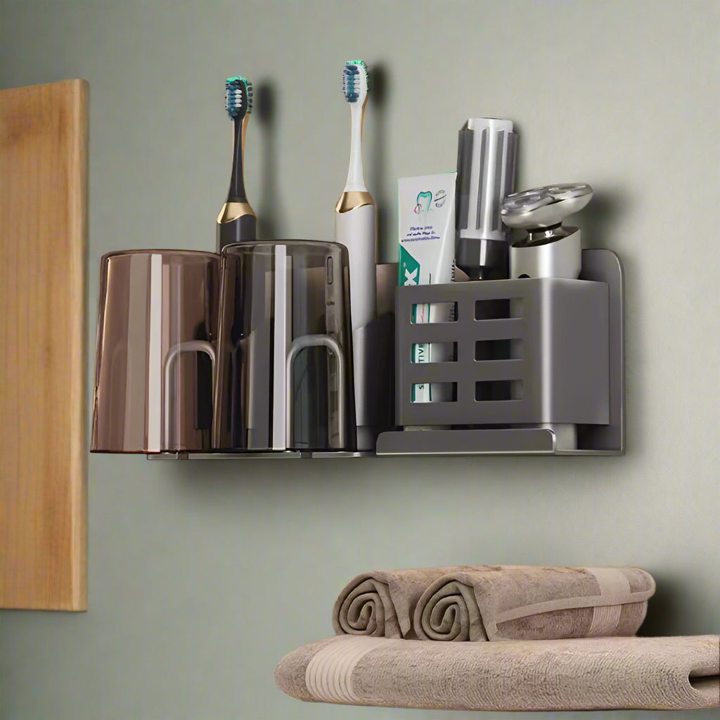 CleanHold Wall-Mounted Electric Toothbrush Organizer