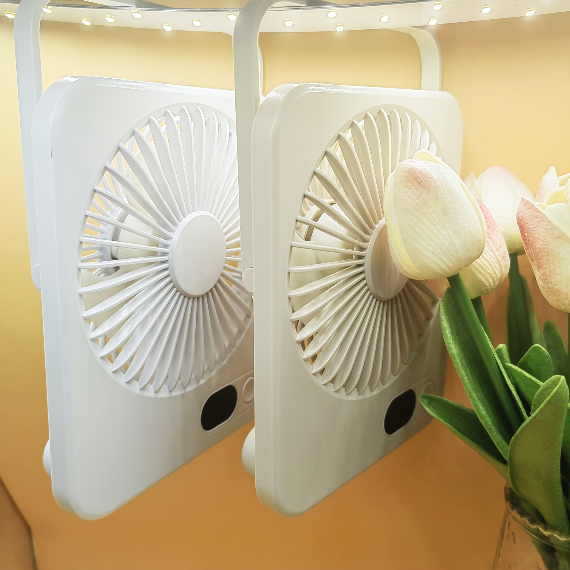 Ultra-Thin Portable USB Fan | Rechargeable Desktop Cooling Solution