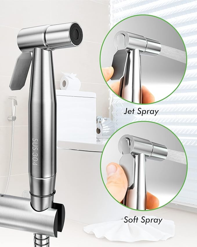 PureFlow Manual Bidet Faucet – Adjustable Deep Cleaning & Hygiene Solution