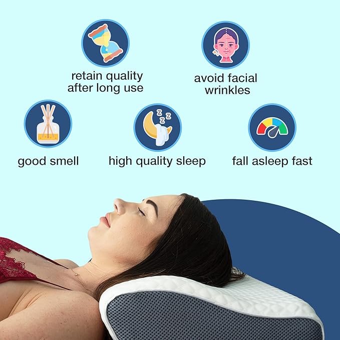 DreamGlow- Beauty and Comfort Anti-Wrinkle Sleep Pillow