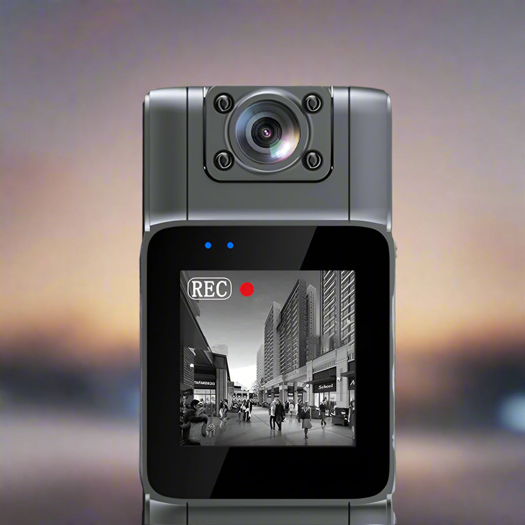 GuardVision - Dual-Lens Body Camera with Real-Time Phone Connectivity