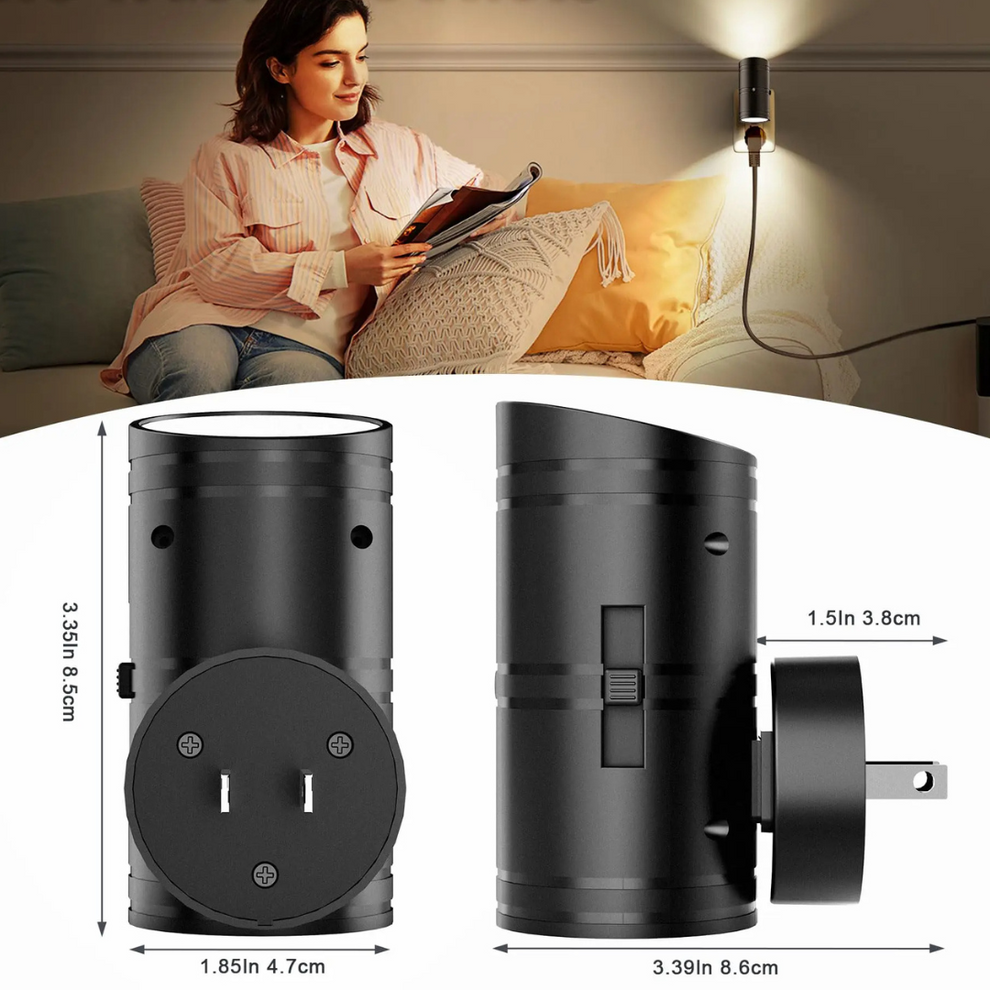 WallGlow - Modern cylindrical wall lamps with warm ambient light