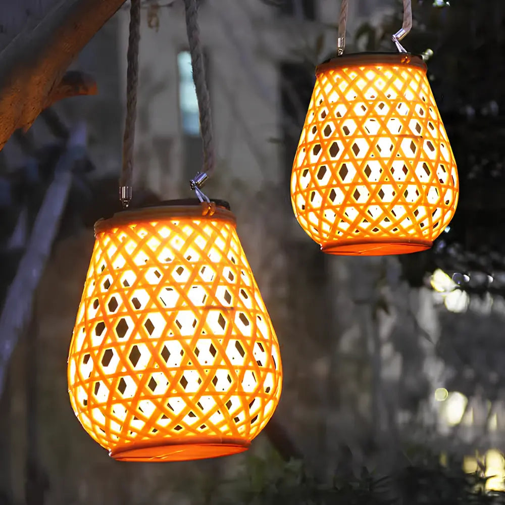 Solara eco-friendly solar lamp with decorative light pattern