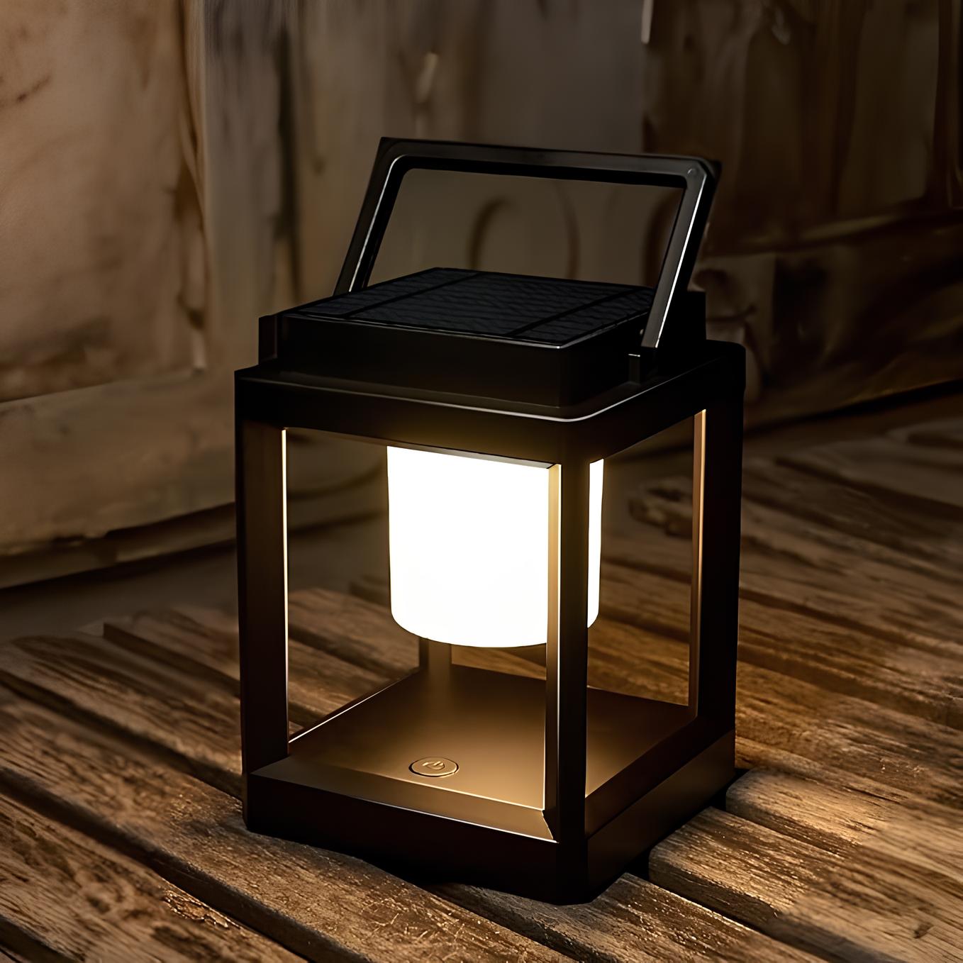 Lyssol Portable Solar Lamp with Adjustable Outdoor Lighting