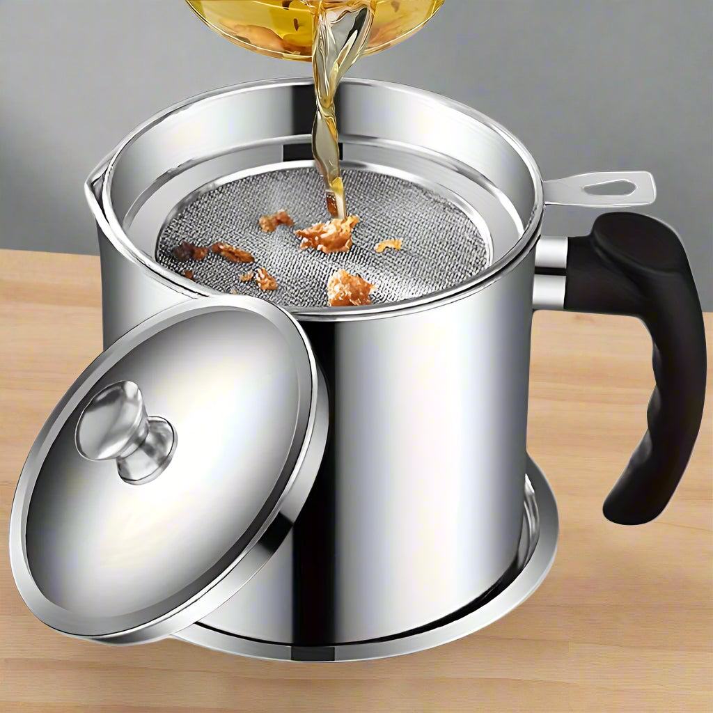 PureOil - Stainless Steel Oil Storage Container