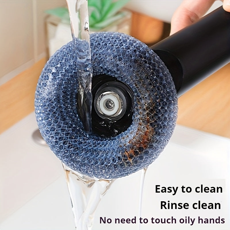 Soap Dispensing Kitchen Brush | Ergonomic Pan & Sink Scrubber
