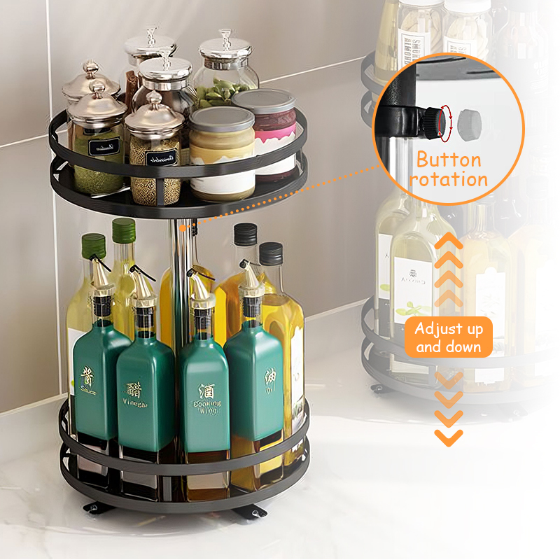 Ultimate 360° Rotating Organizer | Space-Saving Storage